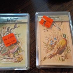 Vintage Goldcrest  Pheasant Pinochle Playing Cards
