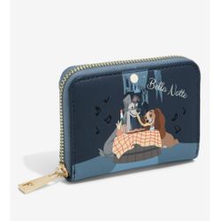 Our Universe Disney Lady and the Tramp Bella Notte Small Zip Wallet