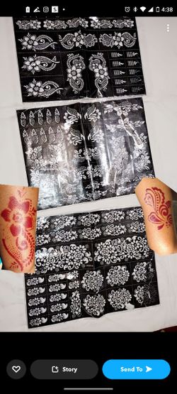 Henna Stickers 