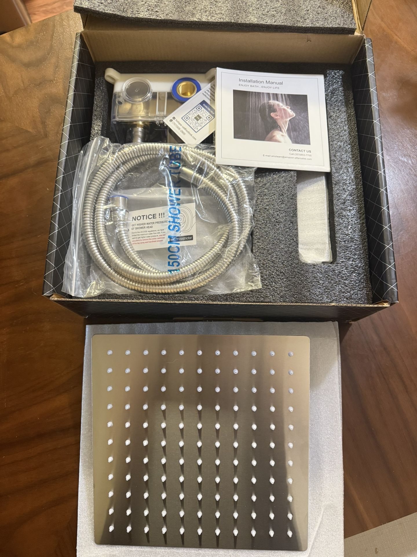 NEW Holispa H3906BN Shower System - Brushed Nickel