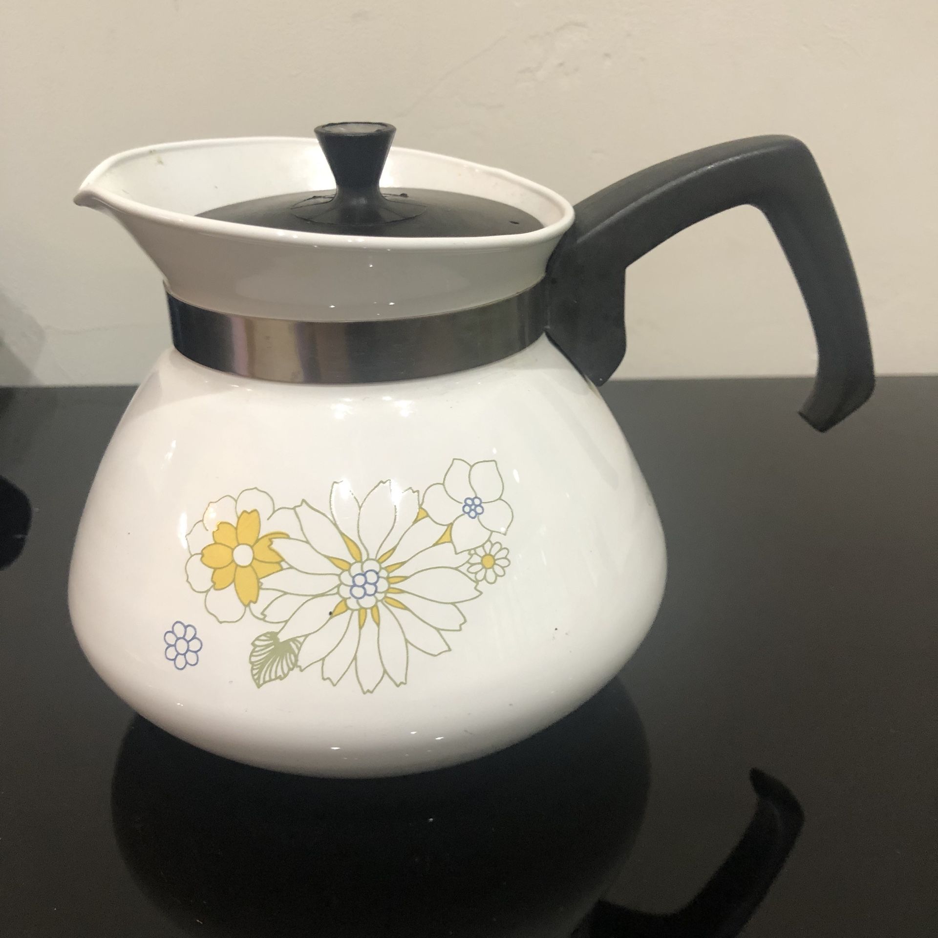 Vintage CorningWare Floral Bouquet Teapot