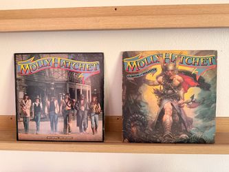 Molly Hatchet Vinyl Lot – 2 Vintage Southern Rock LPs