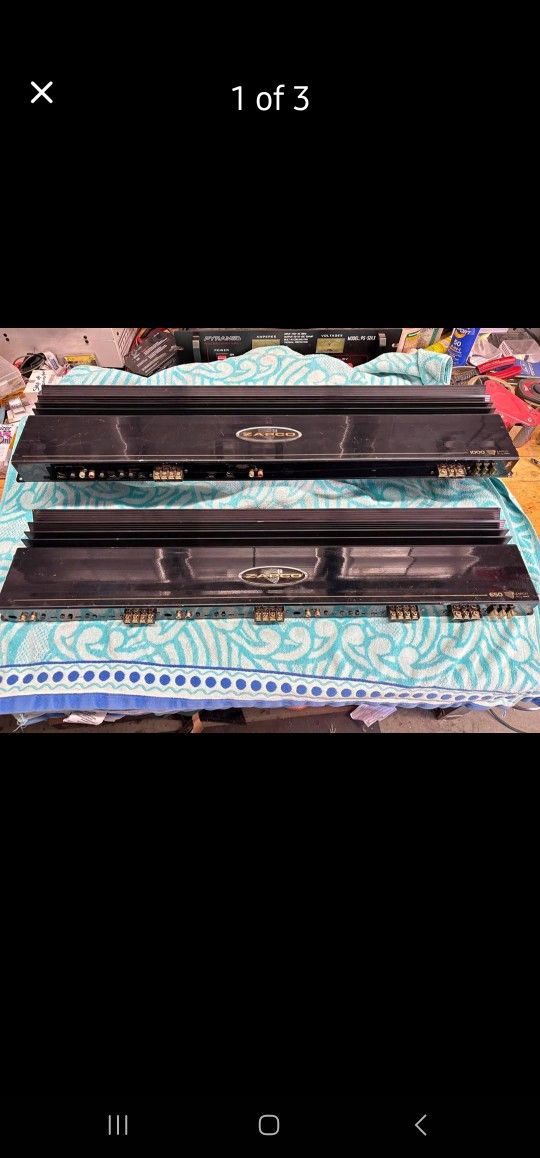 IMMACULATE OLDSCHOOL ZAPCO AMPLIFIERS