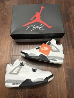 Jordan 4 White Cement Mens