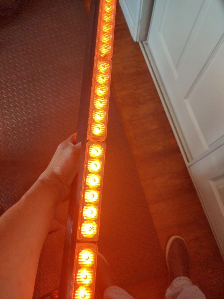 42 Inch LED amber light bar & dual Windshield Led lights
