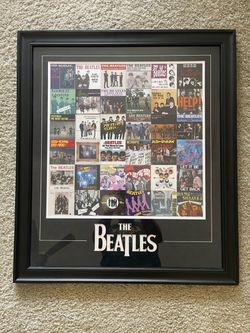 The Beatles Singles Around the World Framed Collage – Official 2011 Collectible