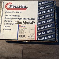 COMPULABEL LABELS 332155 Ink Jet Labels