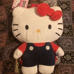 Hello Kitty Plush Small Backpack 