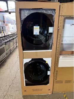 Brand new  LG 5.0 cu. ft. Washer 7.8 cu. ft. Dual Inverter Heat Pump Ventless Dryer Electric Laundry Center in Black Steel