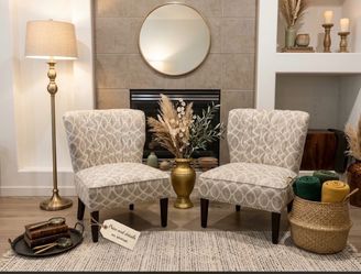 Accent chairs set of 2