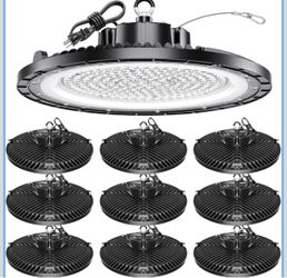NEW 10 pack LED HIGH BAY LIGHTS - Garage Warehouse Workshop