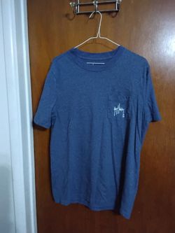 Guy Harvey Blue Pocket T-Shirt. Men's Medium