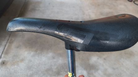 GT Vintage BMX Seat + Dyno Seatpost + GT Clamp Old School