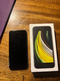 Apple iPhone SE 2nd Gen Black with Box “Trac phone”  tmobile