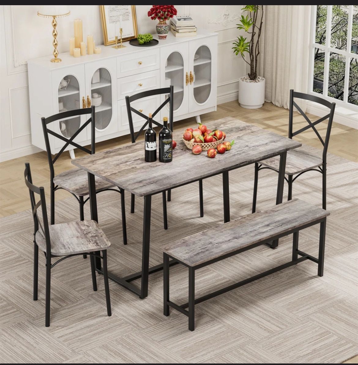 Dining Table Set for 6