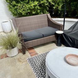 Two Outdoor Loveseats