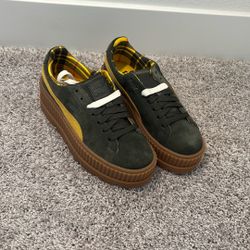 Cleated Suede Creepers by Puma and Rihana