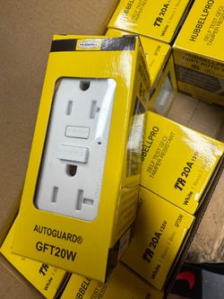 GFCI Outlet 20amp Tamper Resident New In Stock