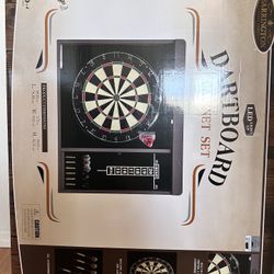 Barrington Dartboard Cabinet w/ LED Lights – New (Unopened, Minor Damage) $120 OBO