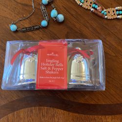 Hallmark Bell  Salt & Pepper Shakers,(New In Box)