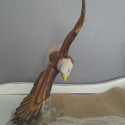 9 1/2" Open Wing Eagle, Ceramic,  $30