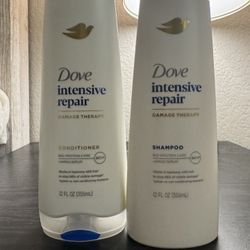 Dove Beauty Intensive Repair Shampoo & Conditioner Set for Damaged Hair