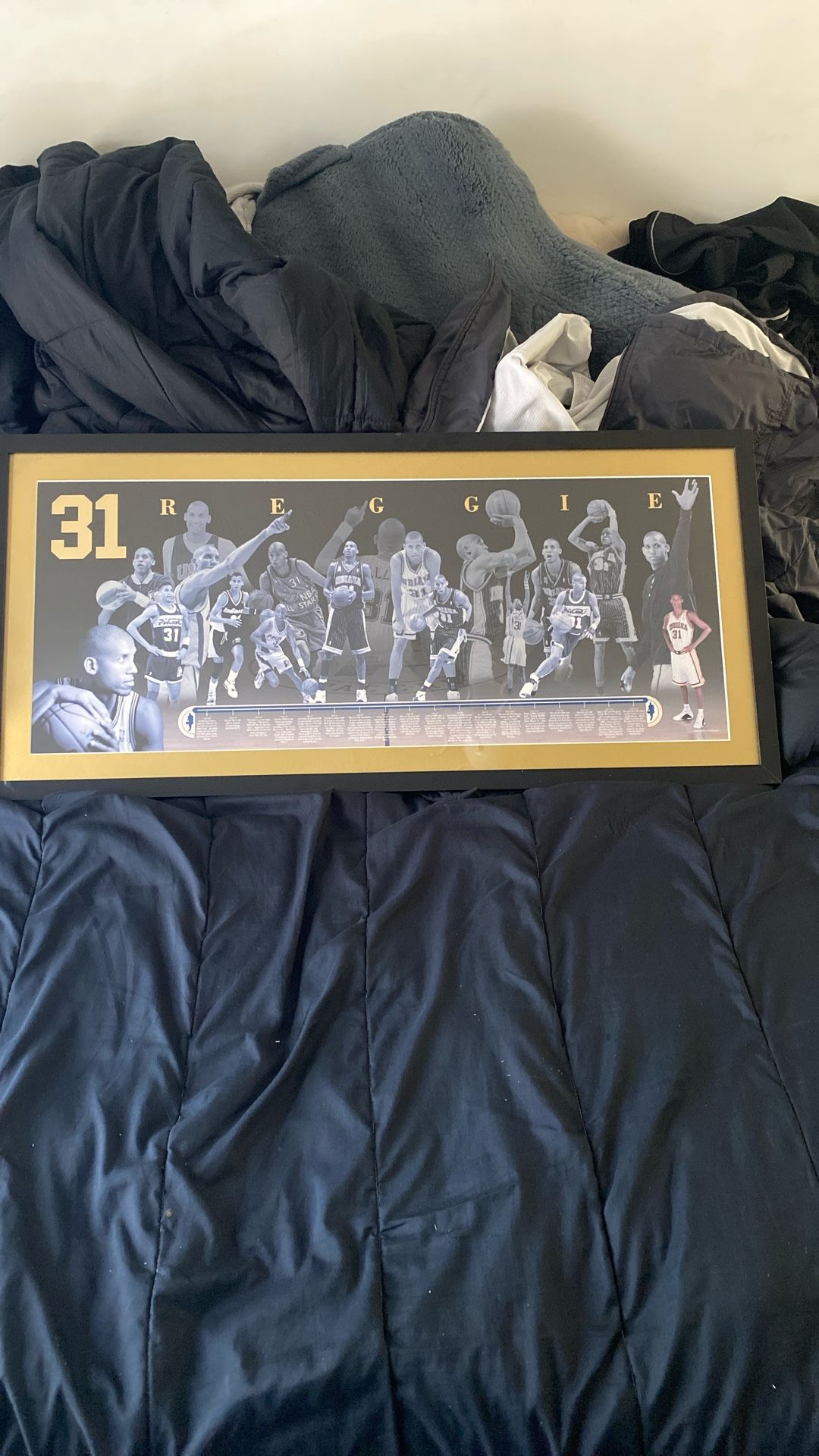Reggie Miller Framed Memorabilia