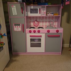 Pink Play Kitchen 