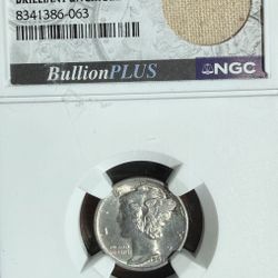 1943 Uncirculated Mercury Dime