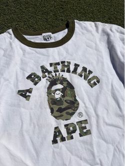 BAPE KAWS LONGSLEEVE SIZE LARGE USED VINTAGE SIZE LARGE