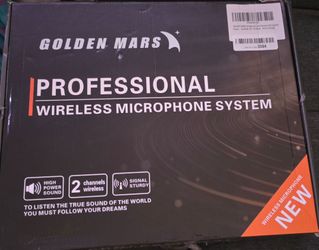 GOLDEN MARS Wireless Microphone System with 400ft Receiving Distance for Singing
2.4 Automatic