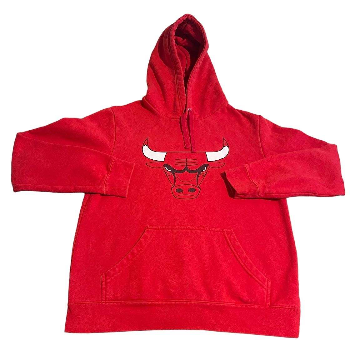 Chicago Bulls Hoodie Men Medium Red Fanatics Basketball NBA Sweatshirt Pullover