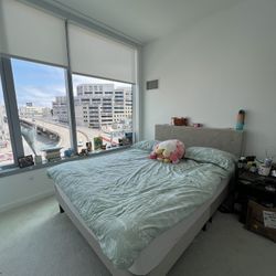 Queen Bed Frame With Headboard 