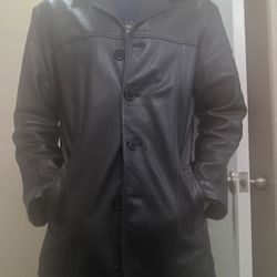 Black Leather Jacket For Men Small 