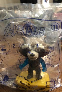 McDonald’s Avenger Toy #11 team suit Rocket