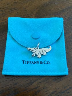 Tiffany & Co. Alligator Crocodile 925 Silver Charm