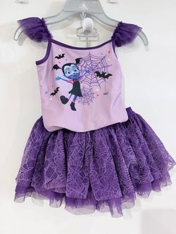 Disney Vampirina Girls Tutu Dress Size 5