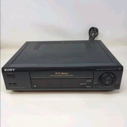 Sony SLV-675HF 4-Head Hi-Fi Stereo VHS VCR Player RCA Composite