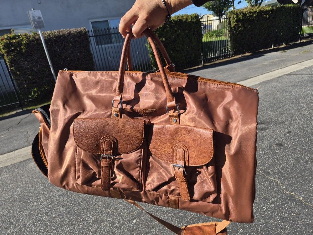 Garment Bag for Travel, Convertible Carry on Garment Duffel Bag for Men 3Pcs Weekender Bag 2 in 1 Hanging Suitcase Suit Bag