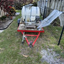 Like New 5000 Psi Honda Pressure Washer Plus Trailer 