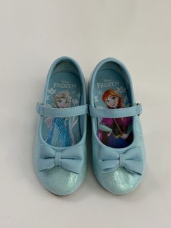 Girls Frozen Glitter Mary Janes | Size 8 | Disney