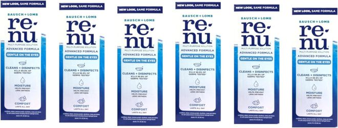 Bausch & Lomb Renu® Advanced Formula Solution - Pack of 6