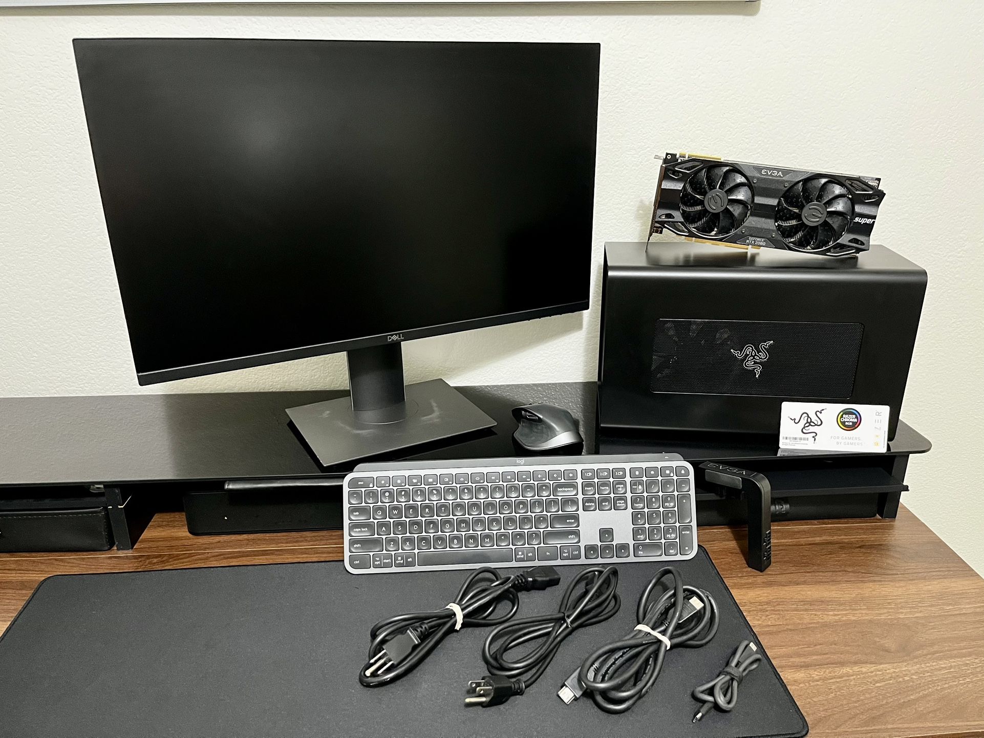 Laptop Peripherals Starter Kit – EVGA 2080 Super, Razer Core X Chroma, Dell P2720DC + More