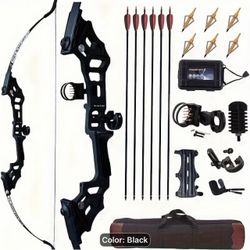 New Outdoor Adult Archery Set - Black