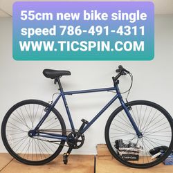 55cm New Bike Single Speed 
