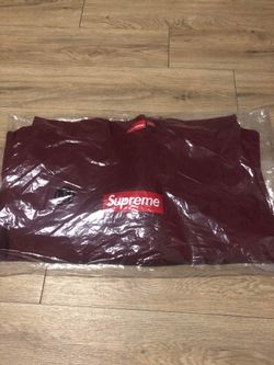 Supreme 2022 Cardinal Box logo Crewneck Size Medium