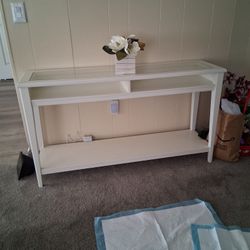SOFA TABLE / CONSOLE TABLE WOOD BY IKEA LIATORP