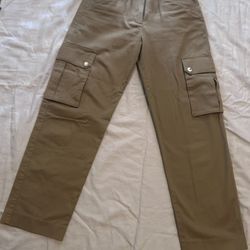 New Maje Tan Cargo Pants size 36