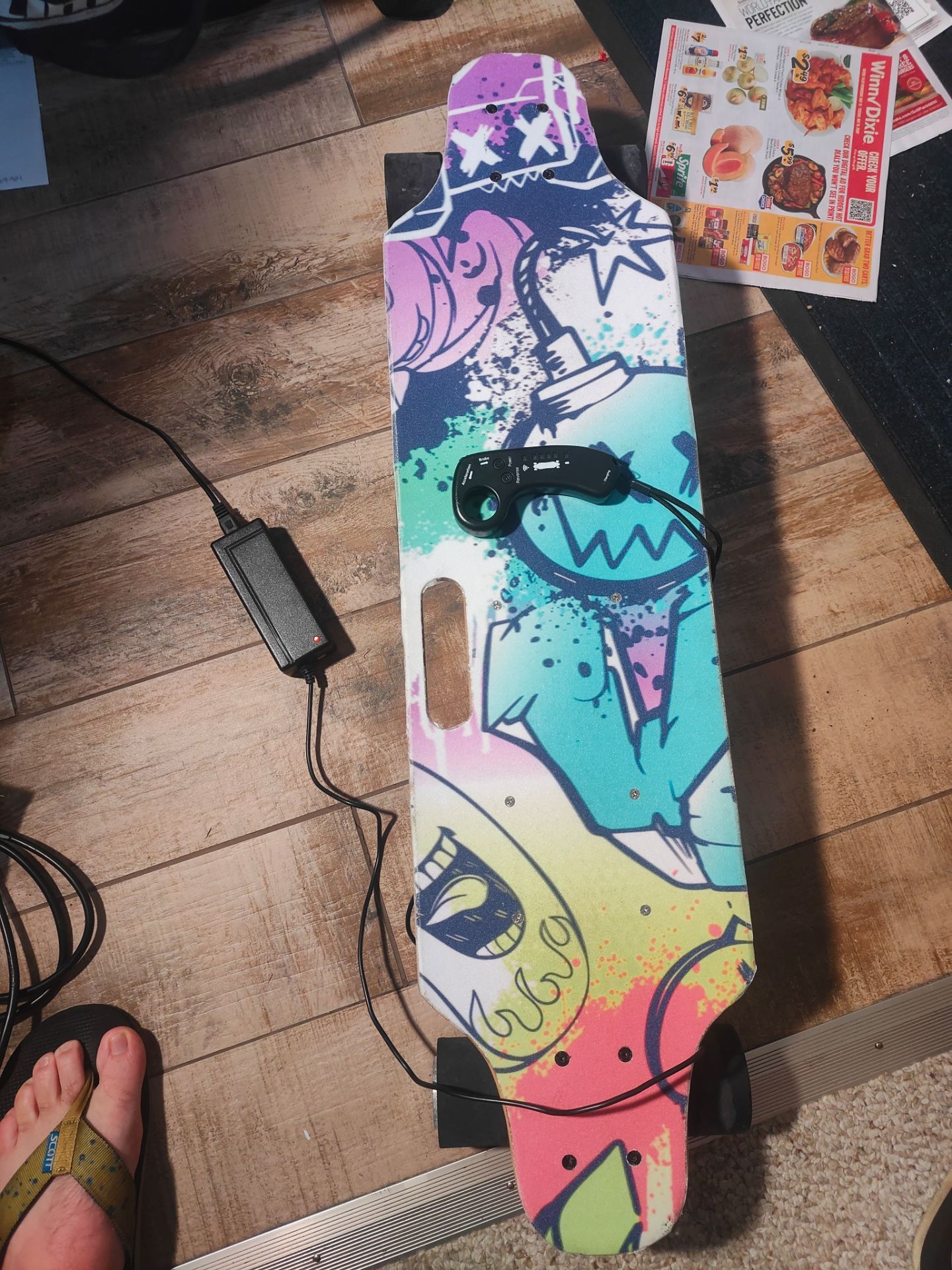 Electric skateboard not to fast