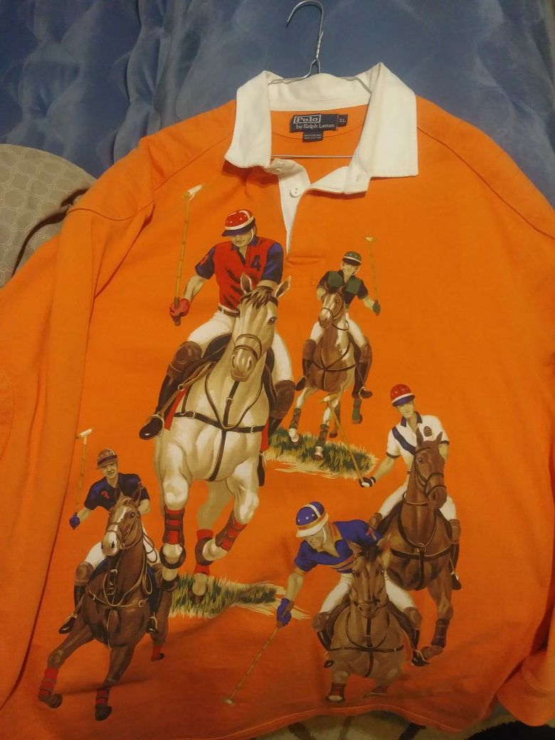 Ralph Lauren Polo 5 Horsemen Rugby XL for Sale in Grayson, GA - OfferUp